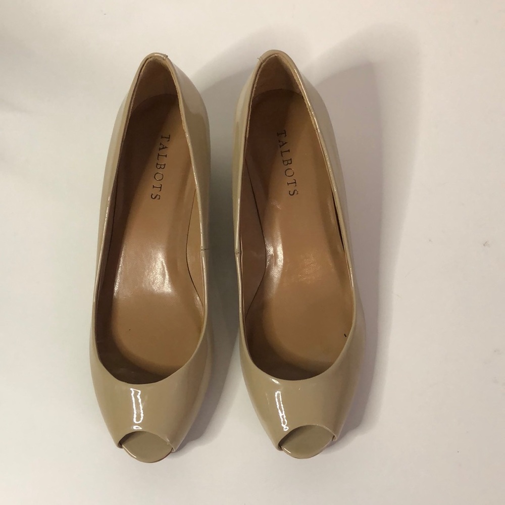 Talbots Peep Toe Wedge